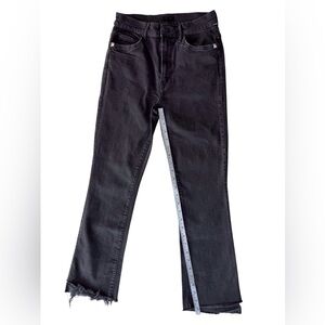 Mother Insider Crop Step Fray